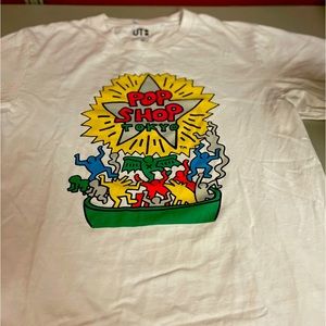 TShirt-PopShopTokyo-Uniqlo-WS-excellent condition-smoke/pet free home  Washed